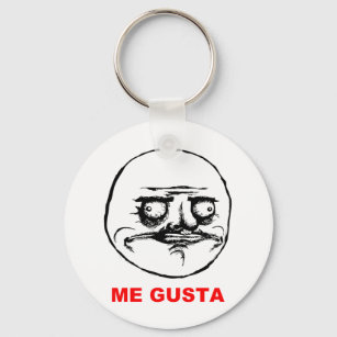 Me Gusta (text) Key Ring