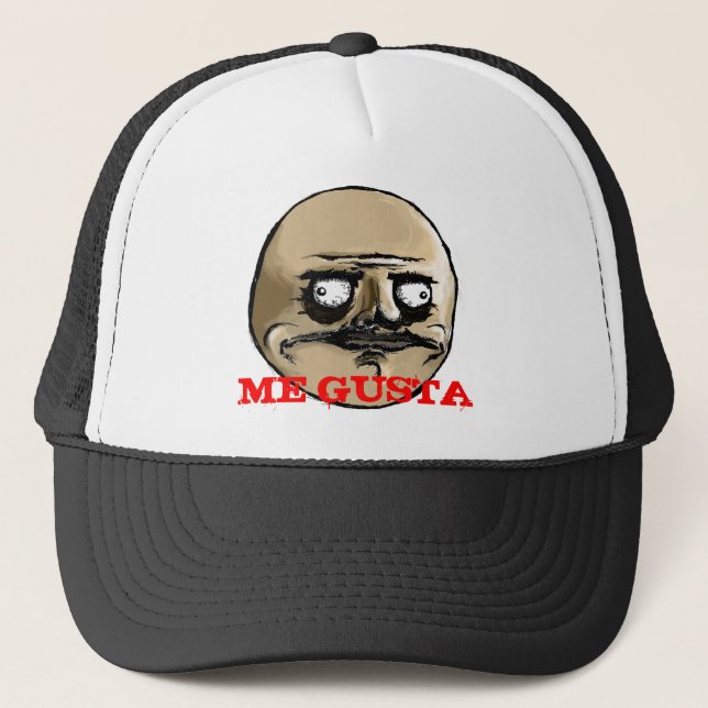 ME GUSTA TRUCKER HAT (Front)