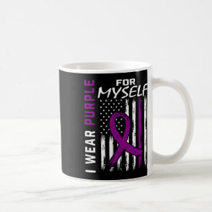 Me I Wear Purple For Myself Pancreatic Cancer Awar Coffee Mug