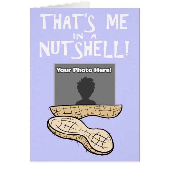"Me in a Nutshell" Card (Front)