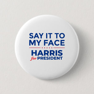 Me Kamala Harris For President Election 2024 6 Cm Round Badge