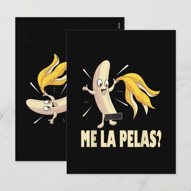 Me La Pelas Holiday Postcard (Front/Back)