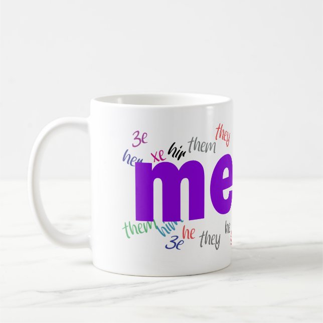 me. (LGBT Gay Lesbian Transgender) Coffee Mug (Left)