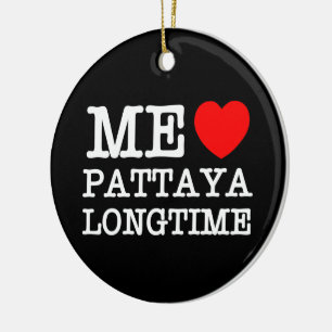 ME LOVE PATTAYA LONGTIME CERAMIC TREE DECORATION