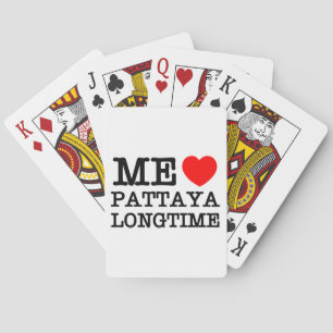 ME LOVE PATTAYA LONGTIME PLAYING CARDS