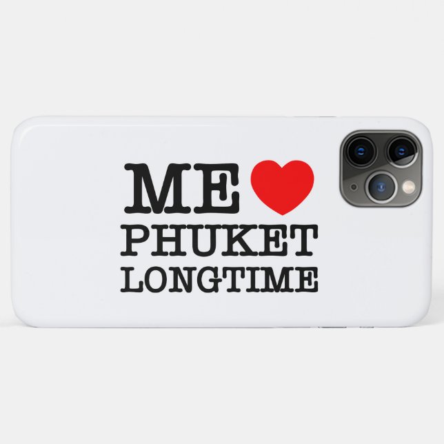ME LOVE PHUKET LONGTIME Case-Mate iPhone CASE (Back (Horizontal))