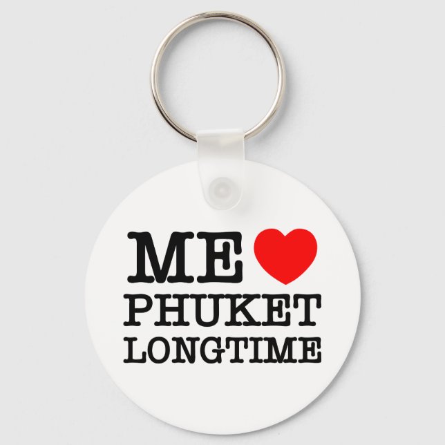 ME LOVE PHUKET LONGTIME KEY RING (Front)