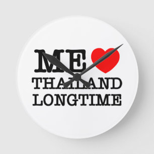 ME LOVE THAILAND LONGTIME ROUND CLOCK