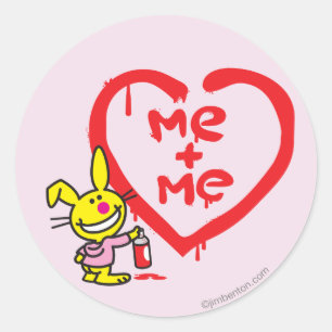 Me + Me Classic Round Sticker