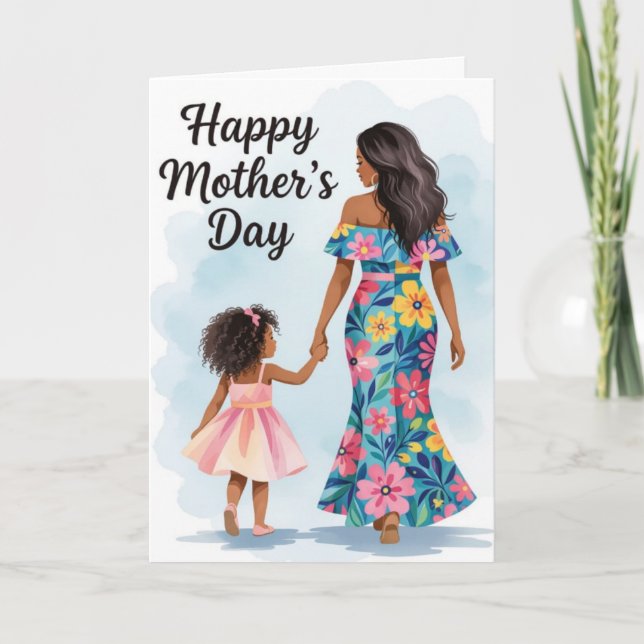 Me & Mummy Mother's Day Card (Front)