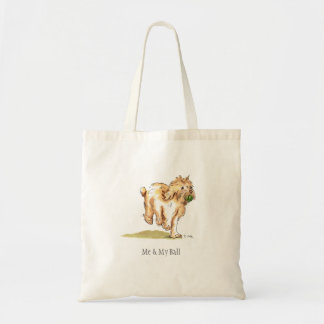 ‘Me & My Ball' Cockapoo Dog Tote Bag