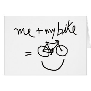 me & my bike = happiness