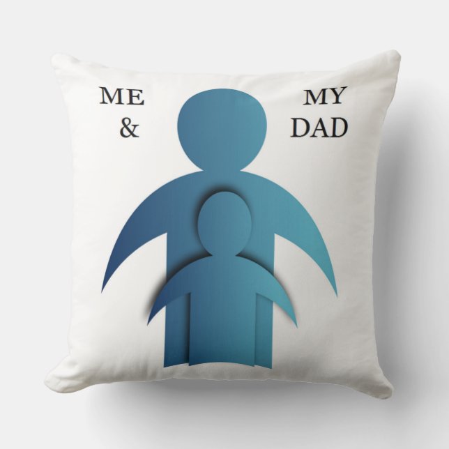 ME & MY DAD CUSHION (Front)