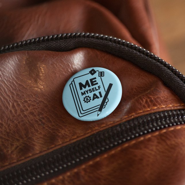 Me, Myself & AI, Black Art Button (Creator Uploaded)