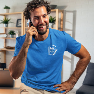 Me, Myself & AI, White Art Mens Shirt