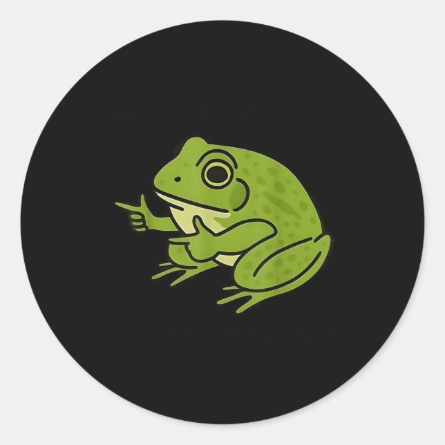 Me No Problemo Narrator But It Was All Problemo Fu Classic Round Sticker (Front)