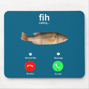Me Phone Fih Calling Remind Message Decline Mouse Pad