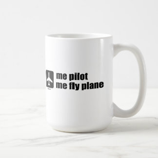 me pilot me fly plane coffee mug