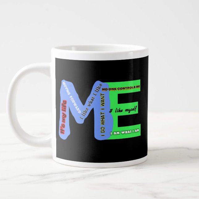 ME Self-Expression Large Coffee Mug (Left)