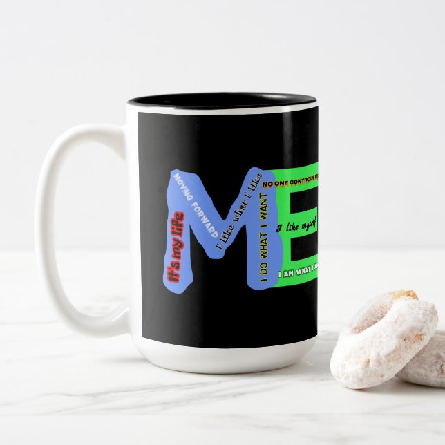 ME Self-Expression Two-Tone Coffee Mug (With Donut)