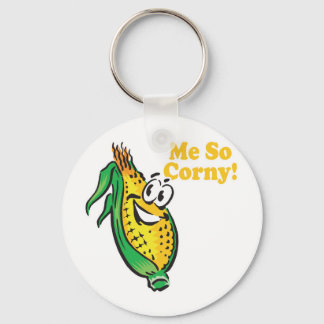 Me SO Corny corn cob Key Ring