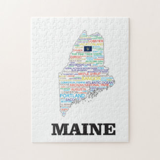 ME STATE COLLAGE JIGSAW PUZZLE