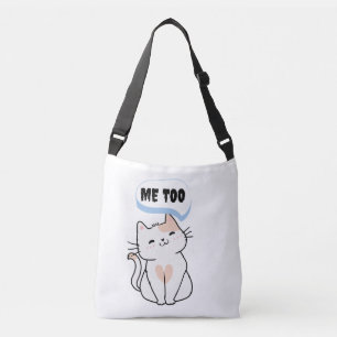 Me Too Funny Cat Tote Bag
