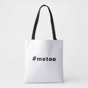 me too, #metoo, pride Black white Tote Bag