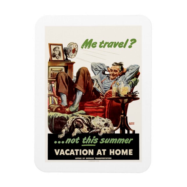 Me Travel ? Magnet (Vertical)