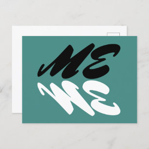 Me We Postcard