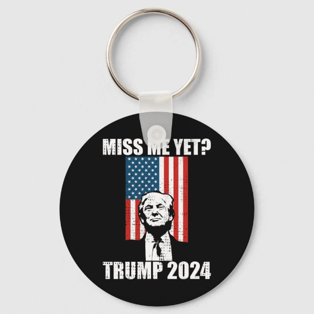 Me Yet Funny Trump 2024  Key Ring (Front)