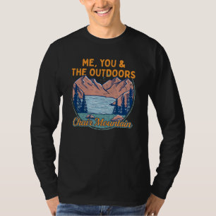 Me You And The Outdoors Hiking Chair Mountain Hike T-Shirt