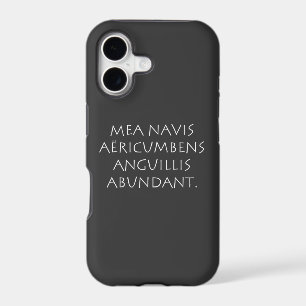 Mea navis aëricumbens anguillis abundant