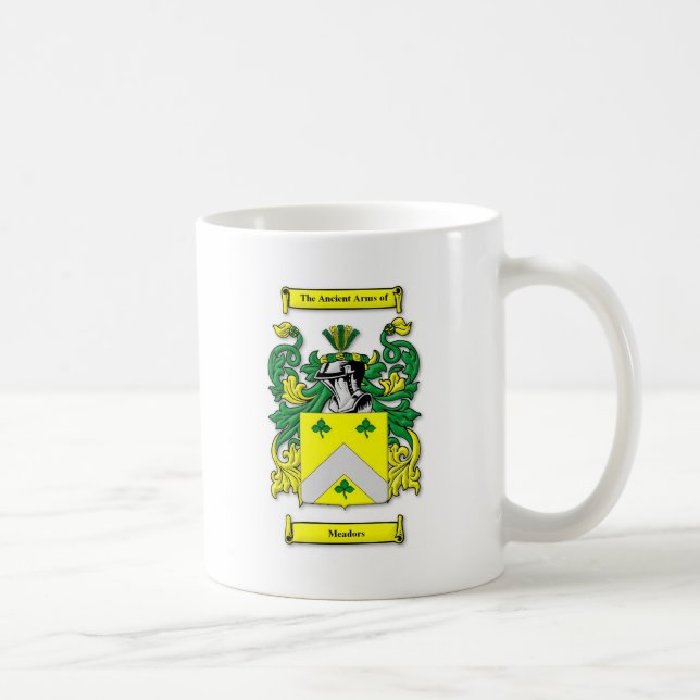 Meadors Coat of Arms Coffee Mug (Right)