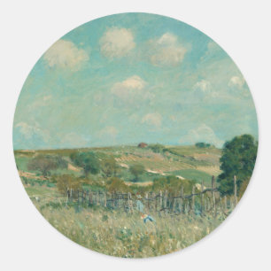 Meadow   Alfred Sisley   National Gallery of Art Classic Round Sticker