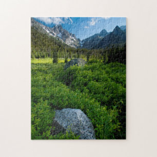 Meadow and Mt. Stuart Jigsaw Puzzle