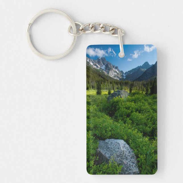 Meadow and Mt. Stuart Key Ring (Front)