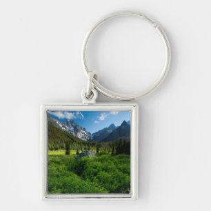 Meadow and Mt. Stuart Key Ring