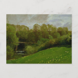 Meadow and Woodland, 1895 Postcard