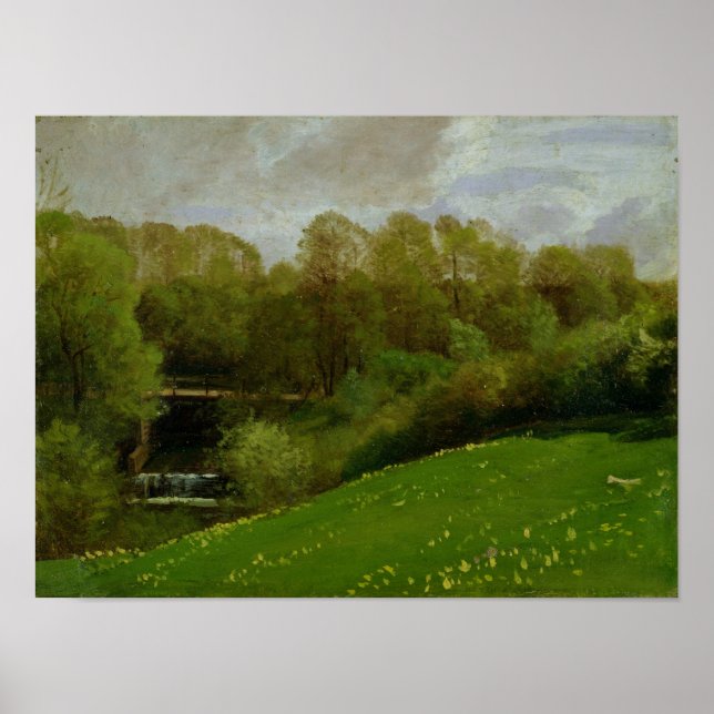 Meadow and Woodland, 1895 Poster (Front)