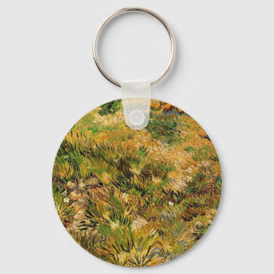 Meadow at Saint Paul Hospital by Vincent van Gogh Key Ring
