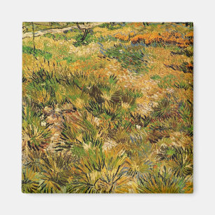 Meadow at Saint Paul Hospital by Vincent van Gogh Magnet