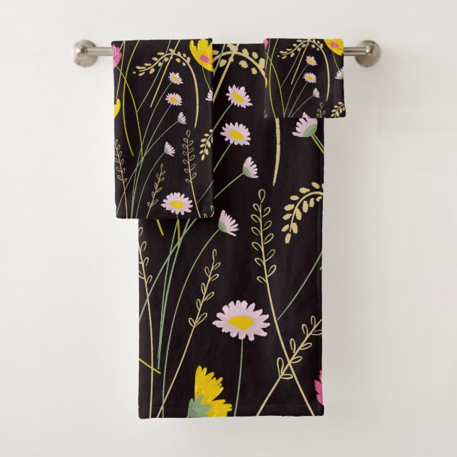 Meadow Bloom Bath Towel Set (Insitu)