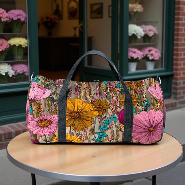 Meadow Bloom Duffle Bag (Creator Uploaded)