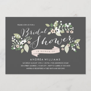 Meadow Blooms Bridal Shower Invite