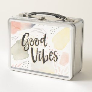 Meadow Breeze III   Good Vibes Metal Lunch Box