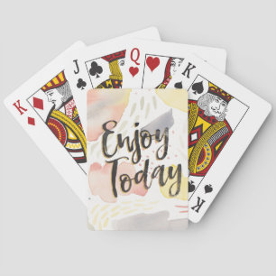 Meadow Breeze IV Enjoy Today Playing Cards