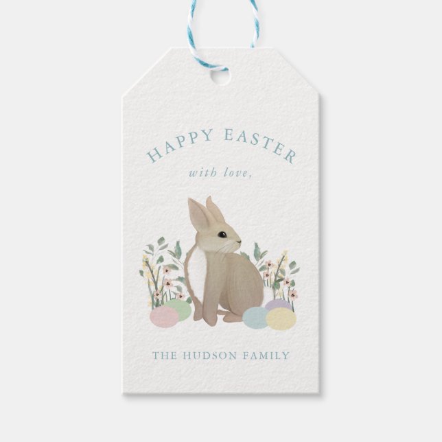 Meadow Bunny - Easter Gift Tag (Front)