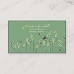 Meadow, business card template