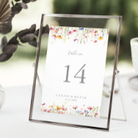 Meadow Colourful Wildflower Wedding